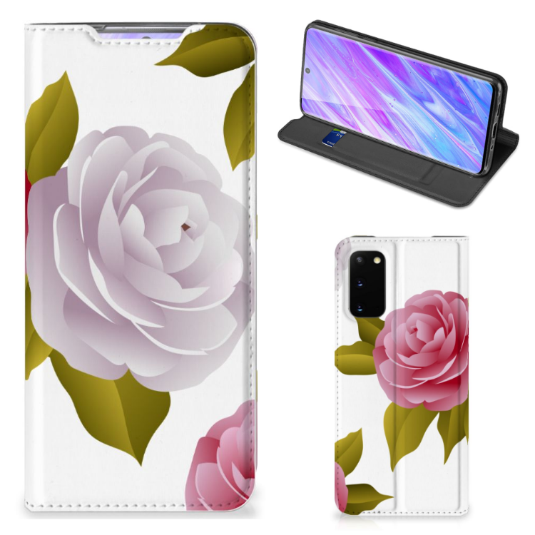 Samsung Galaxy S20 Smart Cover Roses - B2C Telecom