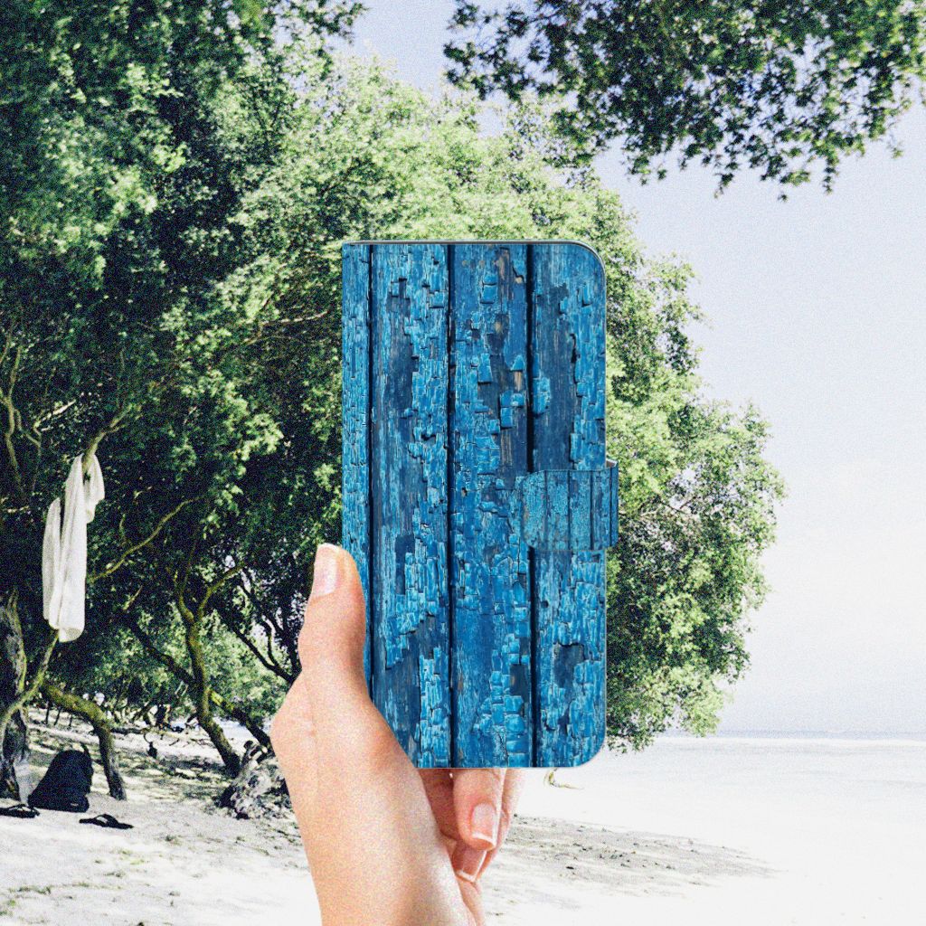 Nokia X10 | Nokia X20 Book Style Case Wood Blue