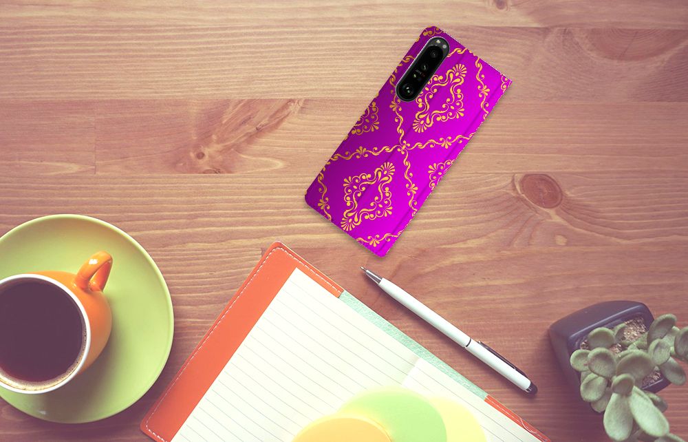 Telefoon Hoesje Sony Xperia 1 III Barok Roze - B2C Telecom