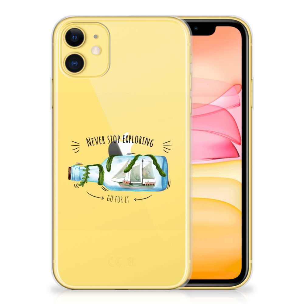 Apple iPhone 11 Telefoonhoesje met Naam Boho Bottle