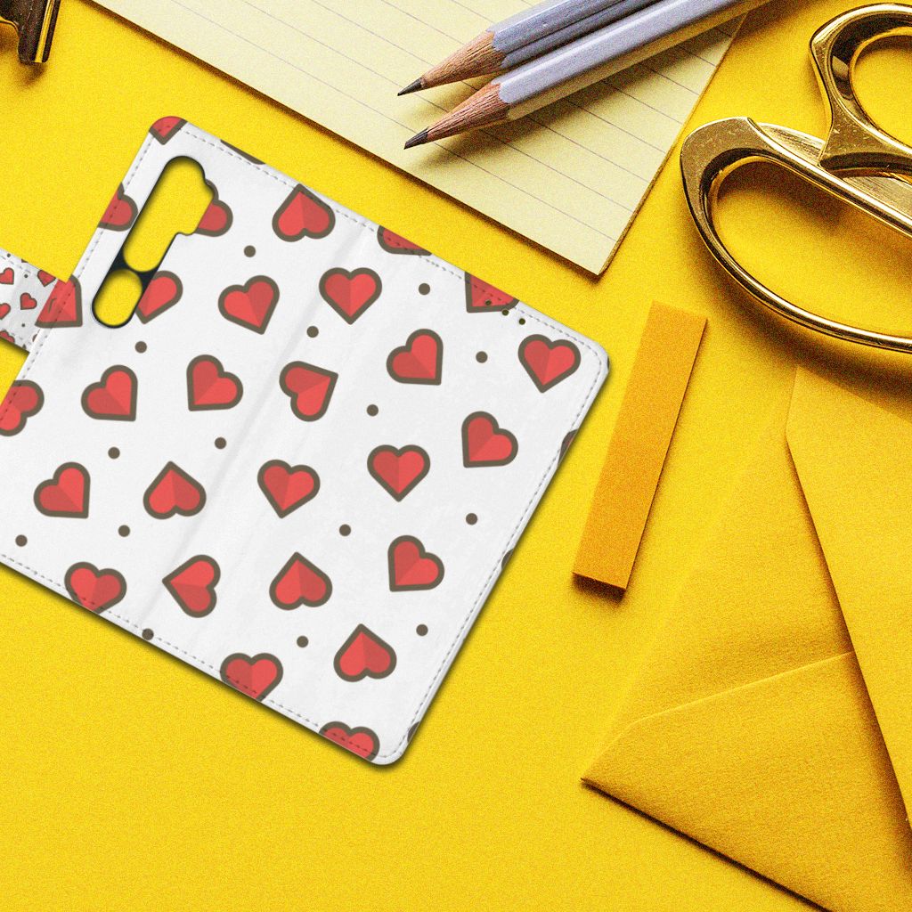 Xiaomi Mi Note 10 Pro Telefoon Hoesje Hearts