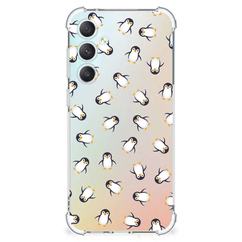 Doorzichtige Silicone Hoesje voor Samsung Galaxy S23 FE Pinguïn B2C Telecom