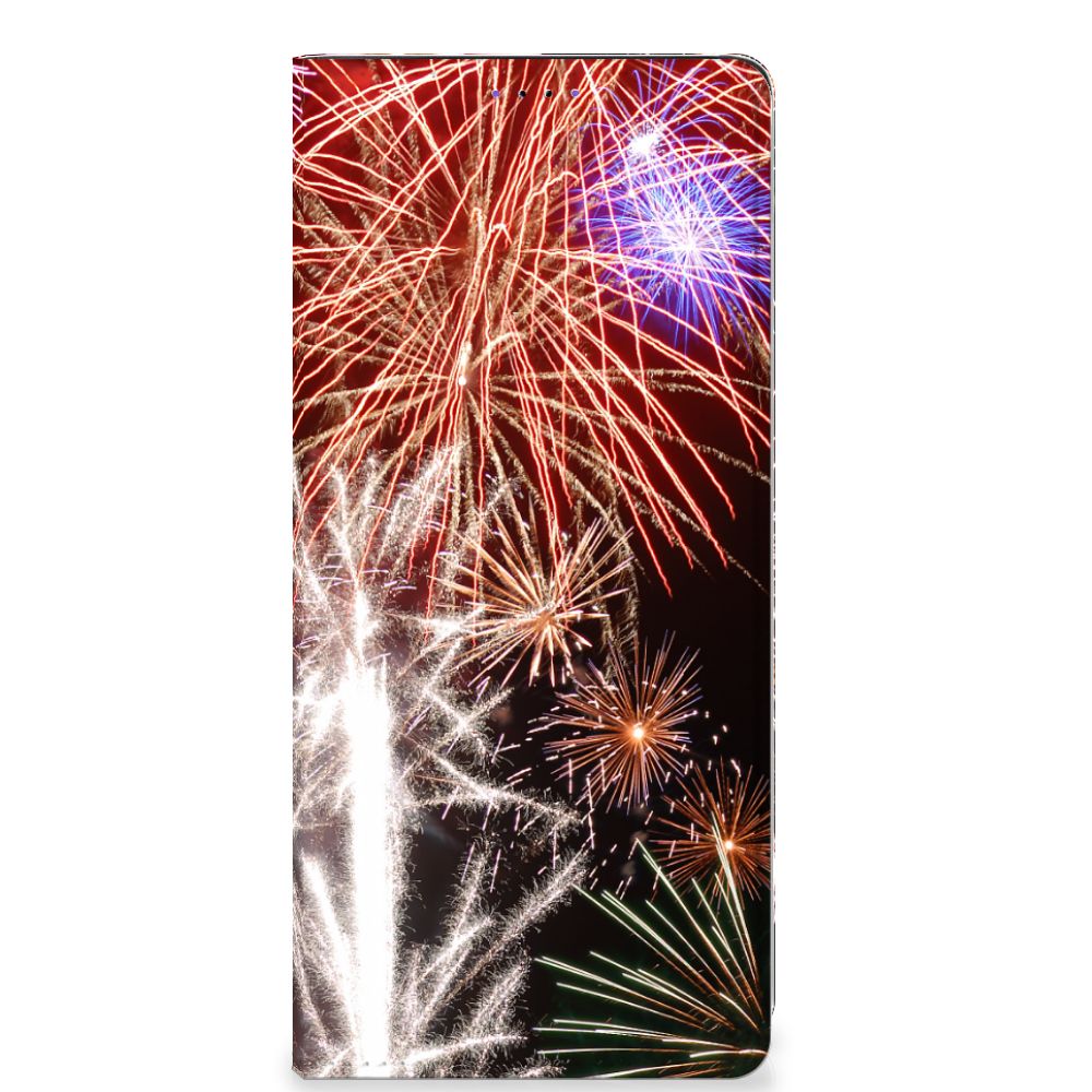 Samsung Galaxy A22 5G Hippe Standcase Vuurwerk