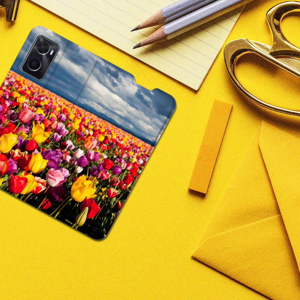 OPPO A96 | A76 Smart Cover Tulpen - B2C Telecom
