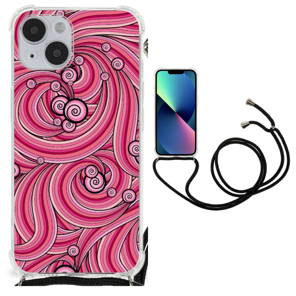iPhone 14 Plus Back Cover Swirl Pink