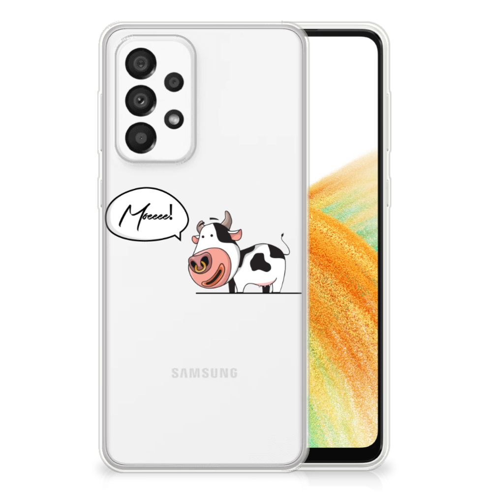 Samsung Galaxy A33 5G Telefoonhoesje met Naam Cow B2C Telecom