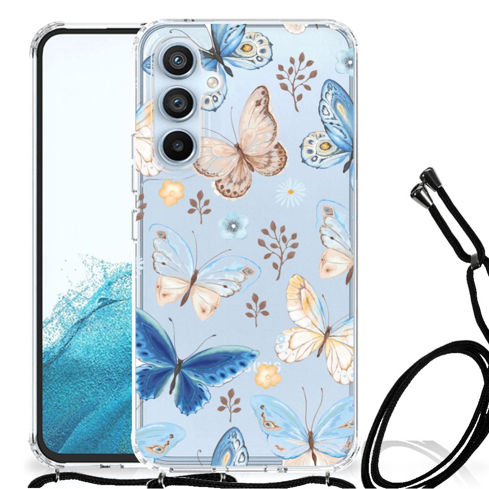 Case Anti-shock voor Samsung Galaxy A54 5G Vlinder