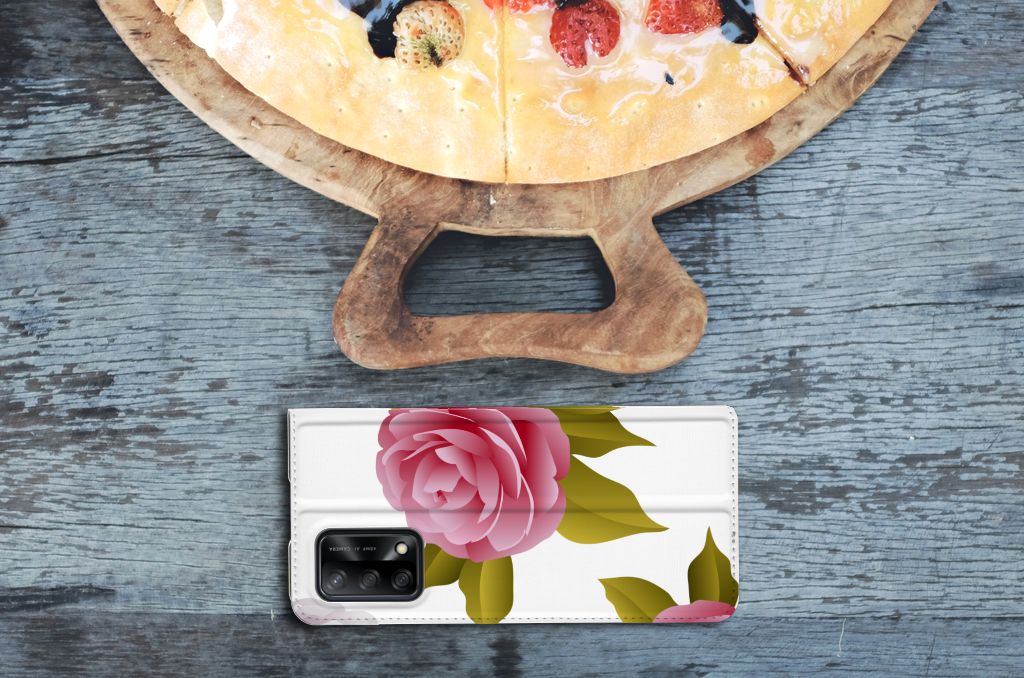 OPPO A74 4G Smart Cover Roses - B2C Telecom