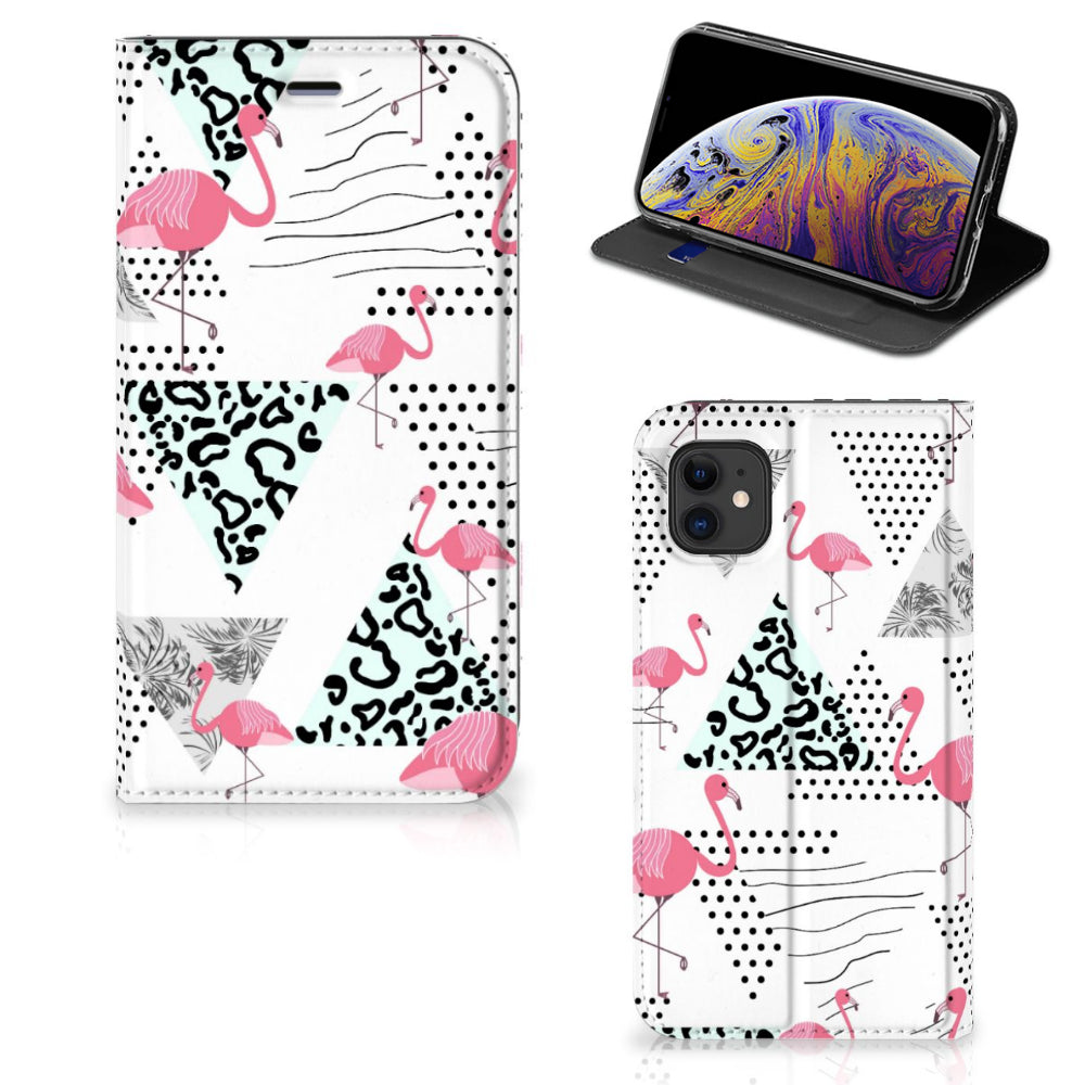 Apple iPhone 11 Hoesje maken Flamingo Triangle