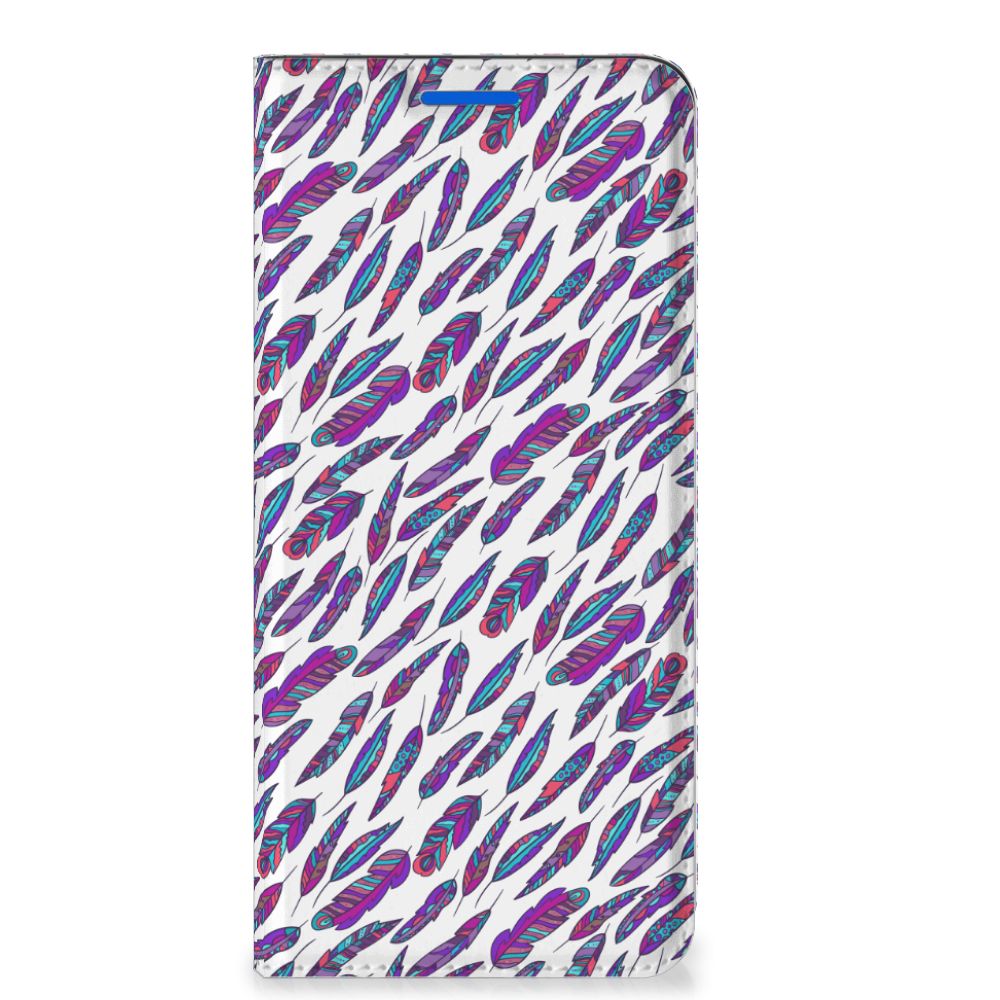 OPPO Reno6 5G Hoesje met Magneet Feathers Color - B2C Telecom