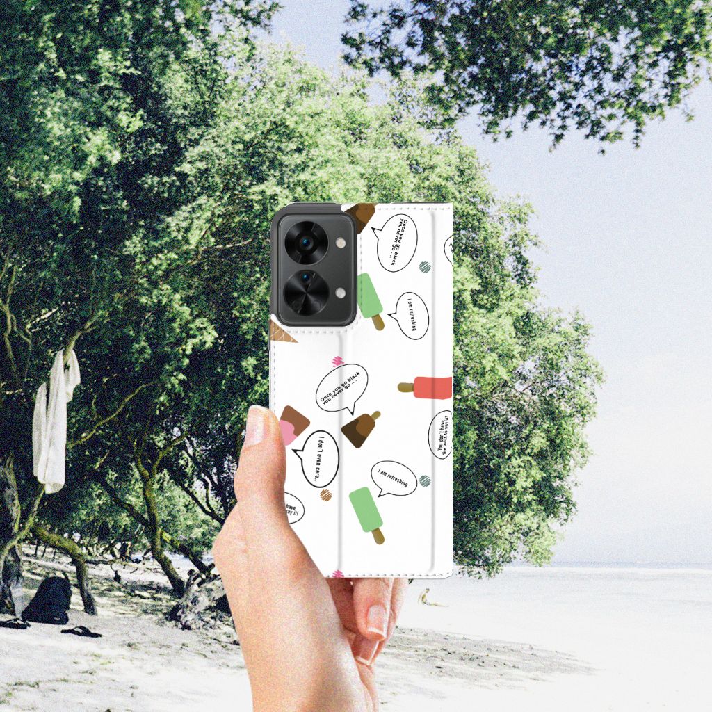 OnePlus Nord 2T Flip Style Cover IJsjes - B2C Telecom