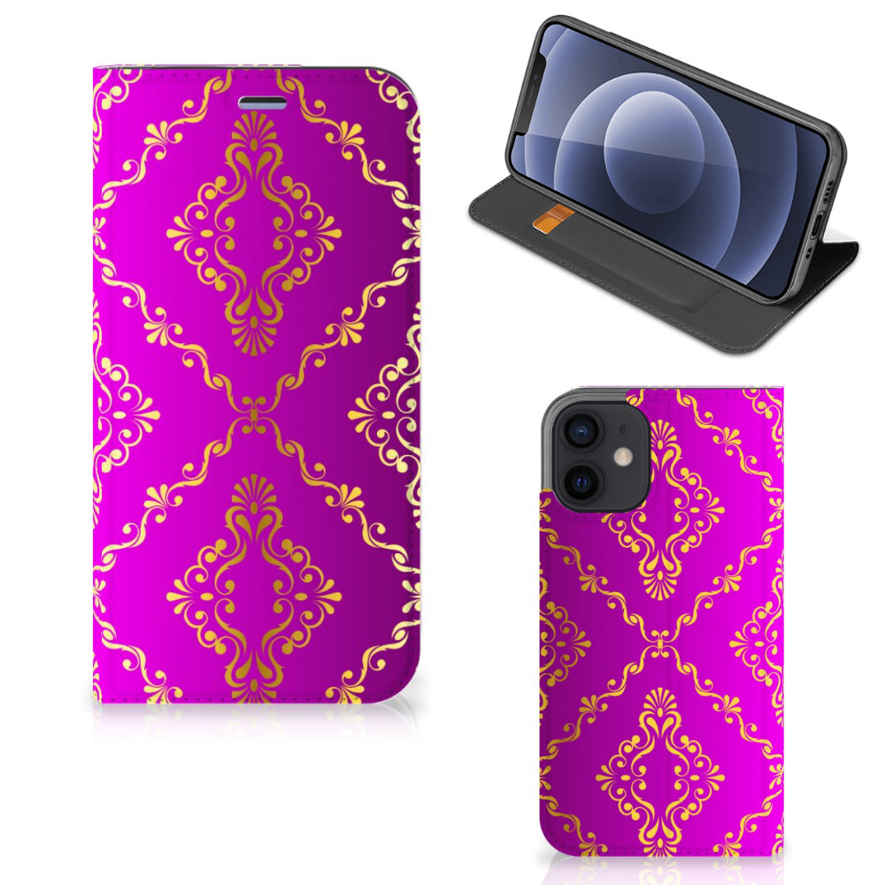 Telefoon Hoesje iPhone 12 Mini Barok Roze