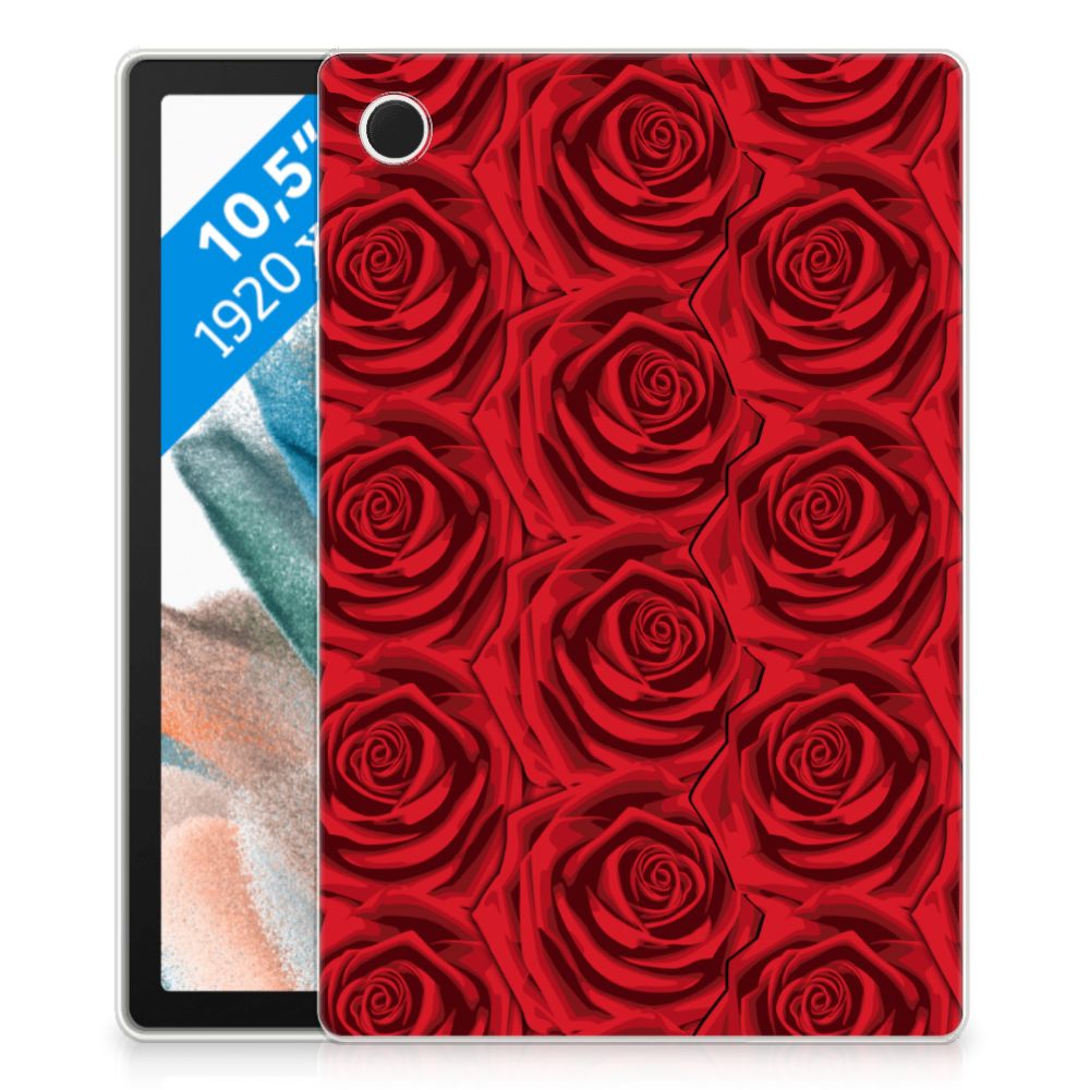 Samsung Galaxy Tab A8 2021/2022 Siliconen Hoesje Red Roses