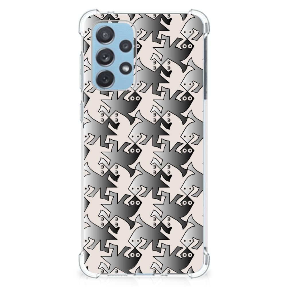 Samsung Galaxy A73 Case Anti-shock Salamander Grey B2C Telecom