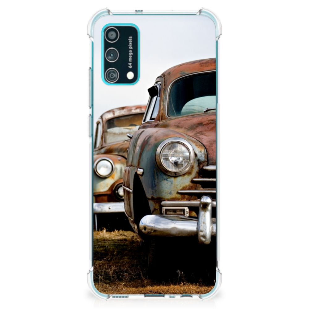 Samsung Galaxy M02s | A02s Anti-shock Hoesje met foto Vintage Auto B2C Telecom