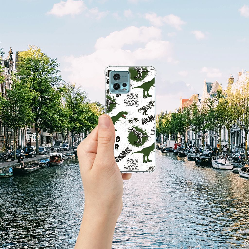 Case Anti-shock voor otorola Moto G72 Dinosaurus B2C Telecom