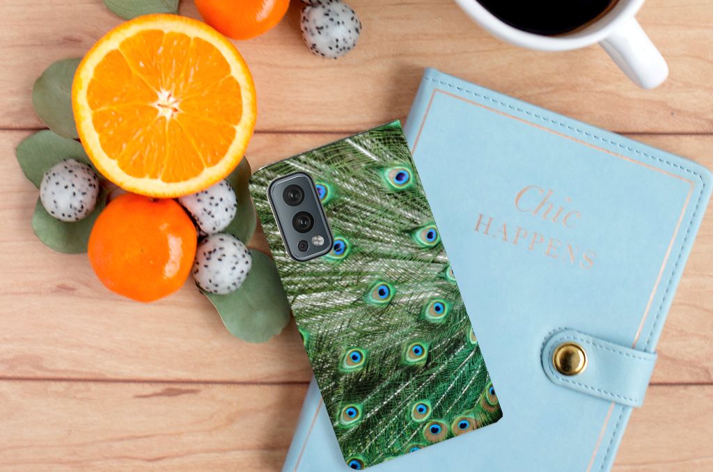 OnePlus Nord 2 5G Hoesje maken Pauw - B2C Telecom