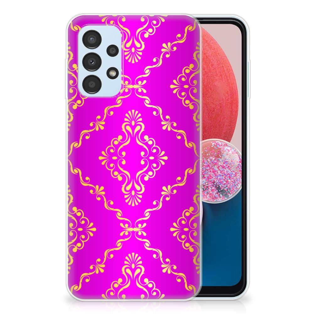 Siliconen Hoesje Samsung Galaxy A13 4G Barok Roze B2C Telecom