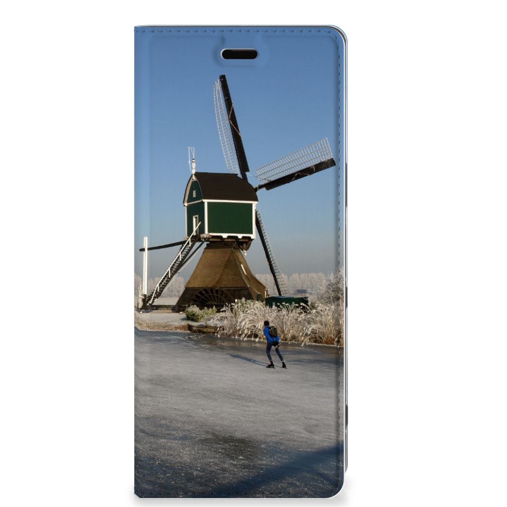 Sony Xperia 5 Book Cover Schaatsers - B2C Telecom