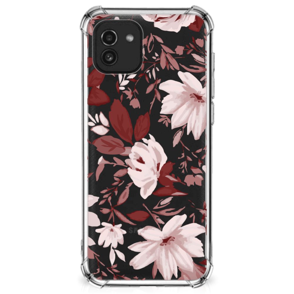 Back Cover Samsung Galaxy A03 Watercolor Flowers B2C Telecom