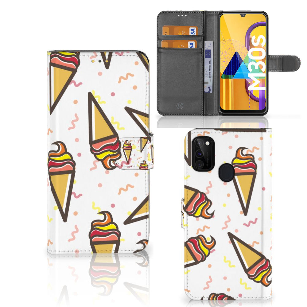Samsung Galaxy M21 | M30s Book Cover Icecream