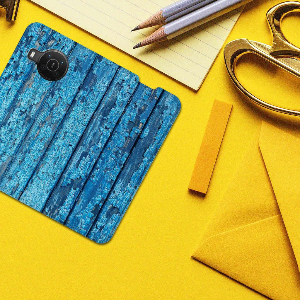Nokia X20 | X10 Book Wallet Case Wood Blue - B2C Telecom