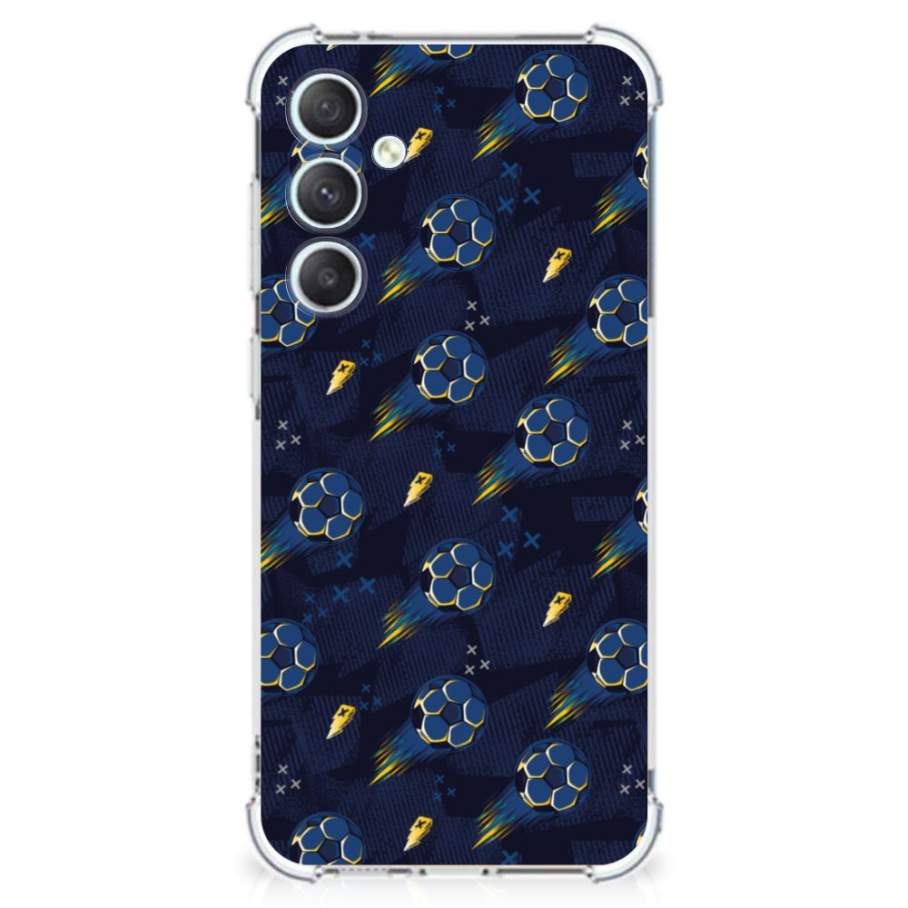 Doorzichtige Silicone Hoesje voor Samsung Galaxy S23 FE Voetbal B2C Telecom