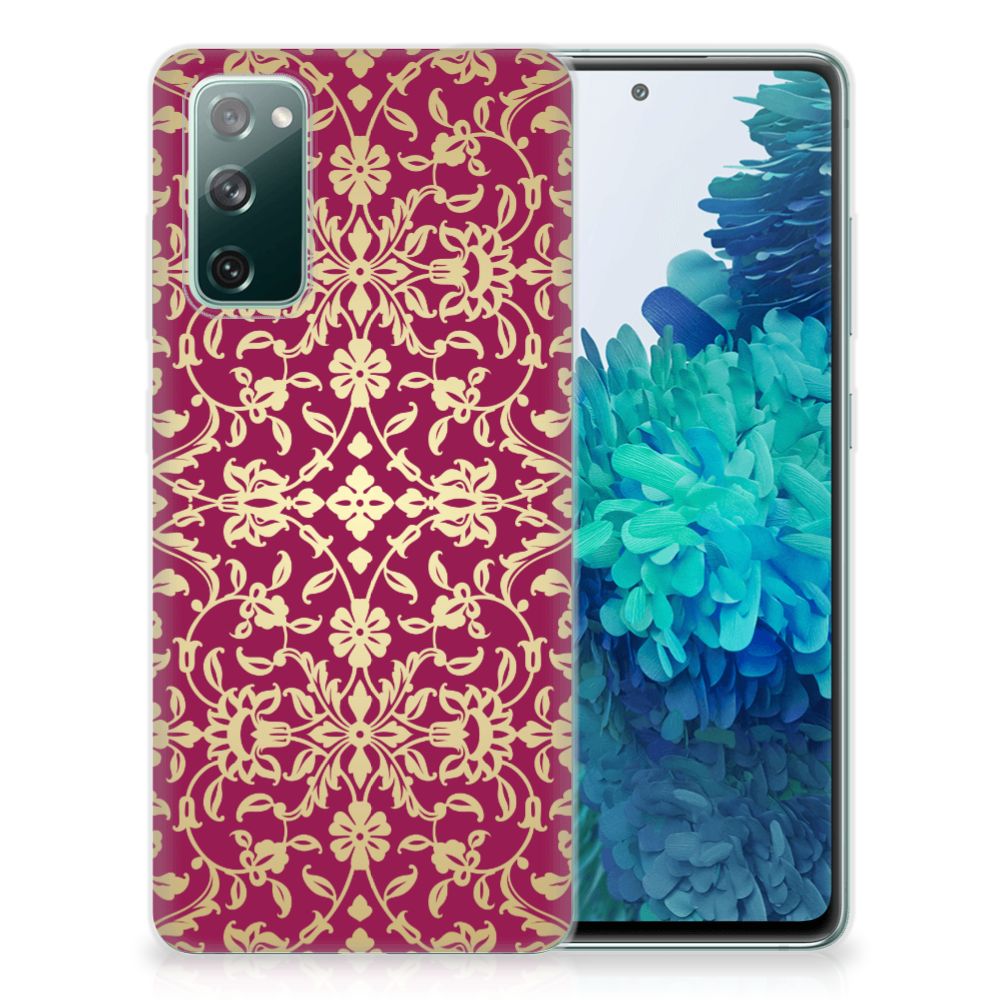 Siliconen Hoesje Samsung Galaxy S20 FE Barok Pink B2C Telecom