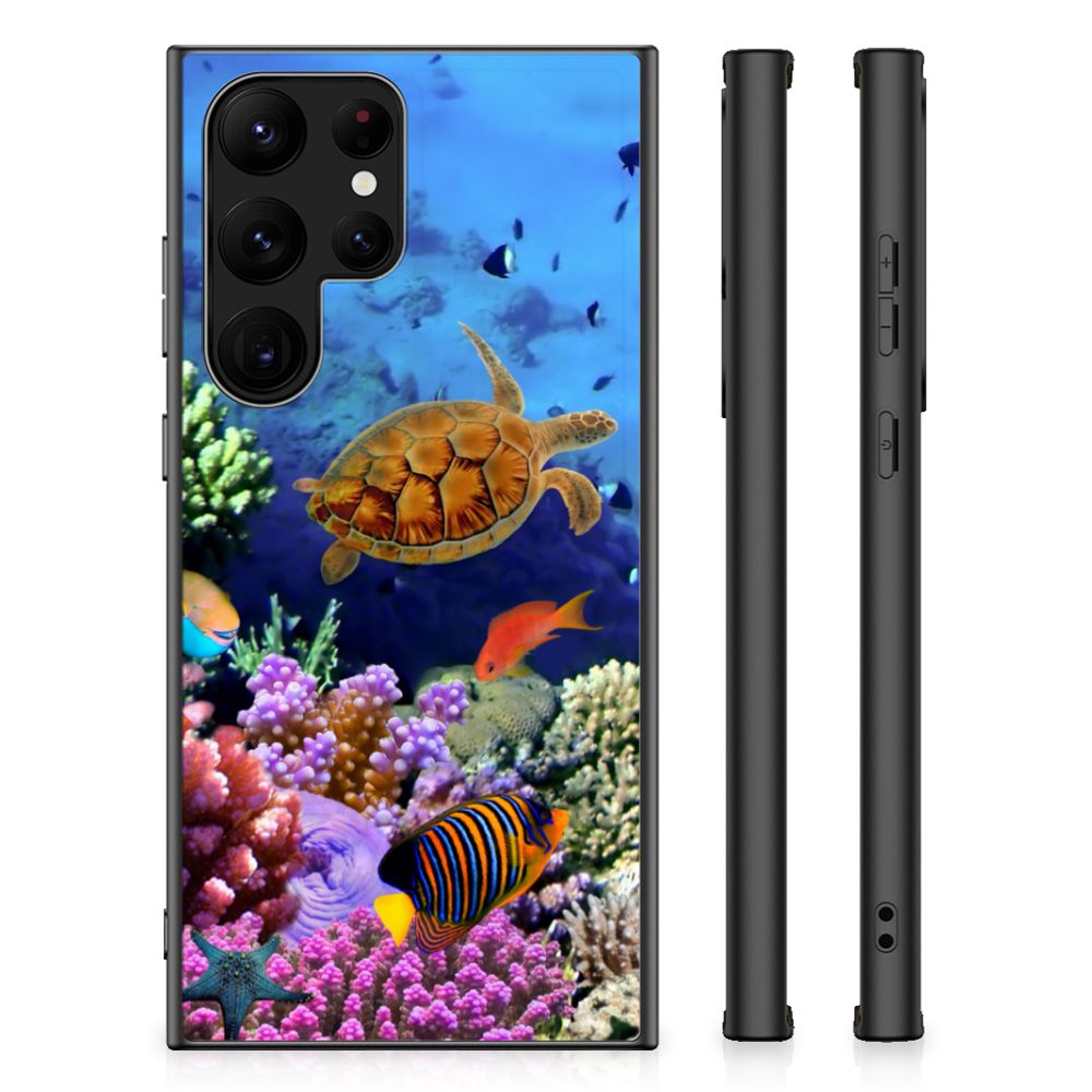 Samsung Galaxy S23 Ultra Dierenprint Telefoonhoesje Vissen B2C Telecom