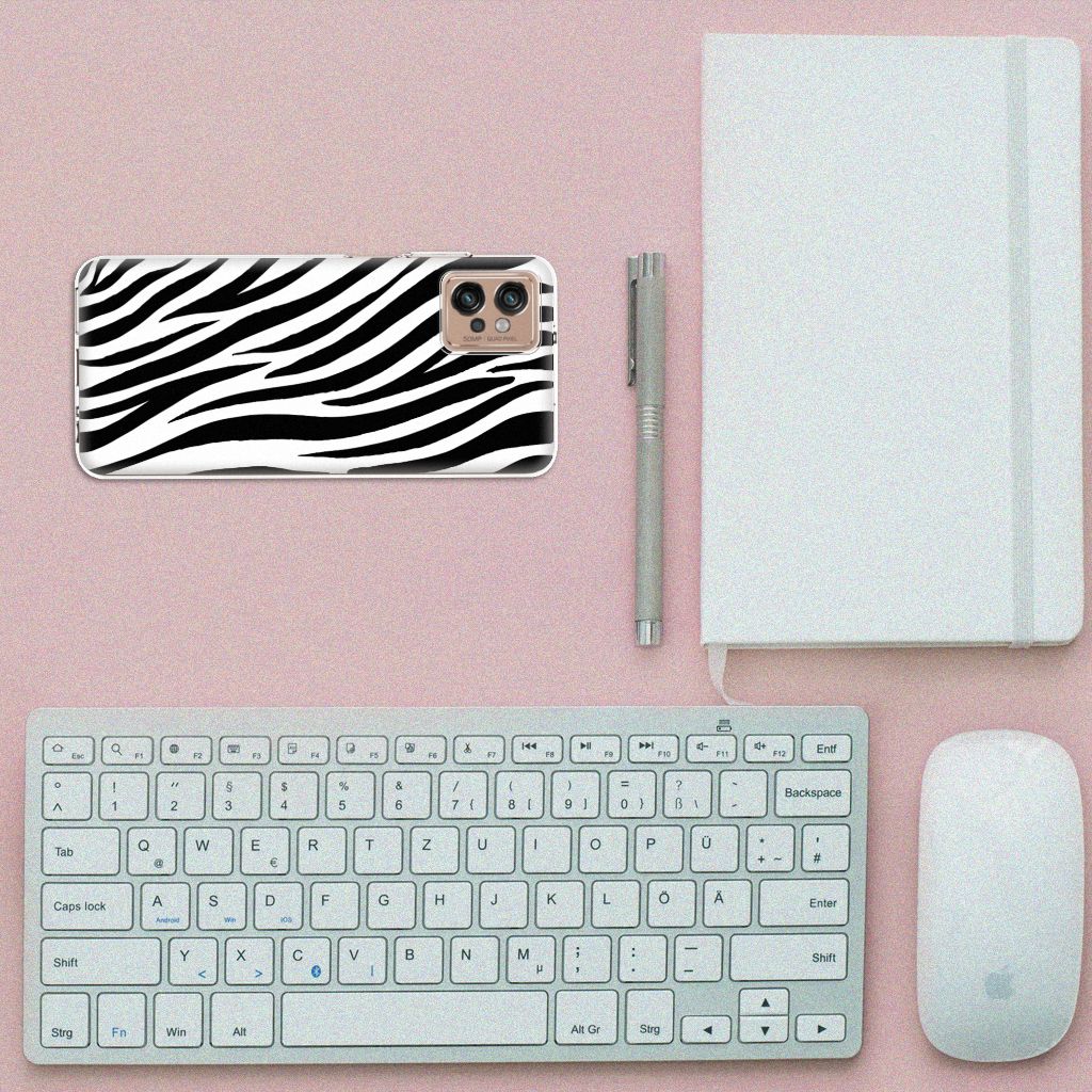 Motorola Moto G32 TPU Hoesje Zebra