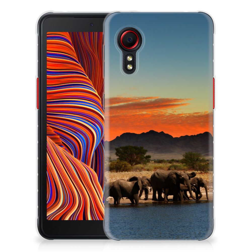 Samsung Galaxy Xcover 5 TPU Hoesje Olifanten B2C Telecom