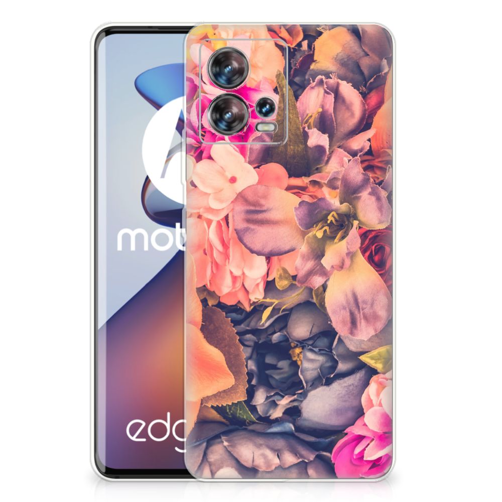 Motorola Edge 30 Fusion TPU Case Bosje Bloemen