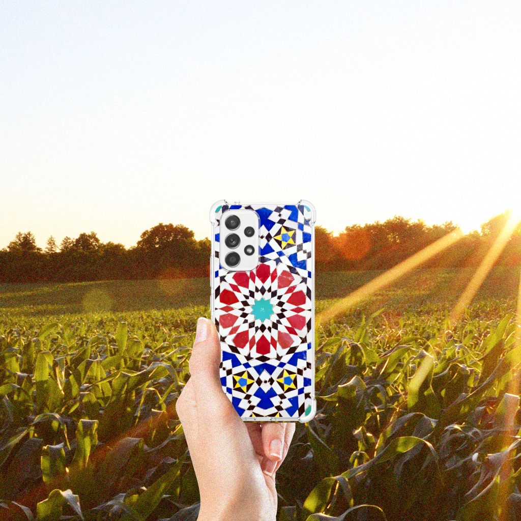Samsung Galaxy A53 5G Anti-Shock Hoesje Mozaïek B2C Telecom