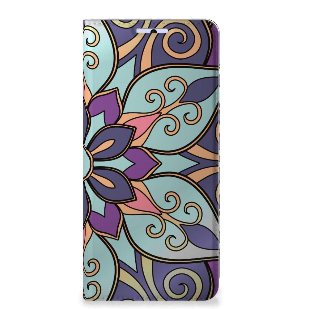 Xiaomi 11T | Xiaomi 11T Pro Smart Cover Purple Flower - B2C Telecom