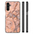 Samsung Galaxy A14 5G Marmeren Print Telefoonhoesje Marmer Oranje - Marmeren design back cover voor bescherming en stijl.