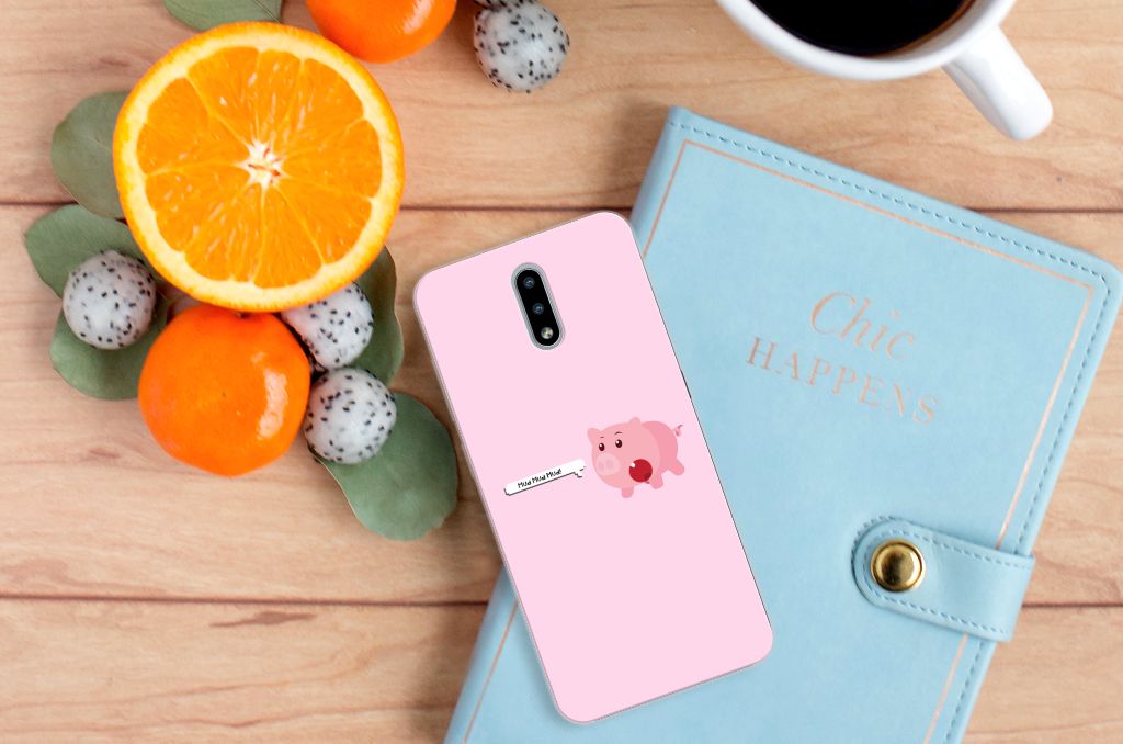 Nokia 2.3 Telefoonhoesje met Naam Pig Mud B2C Telecom