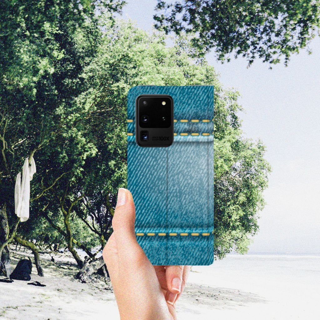 Samsung Galaxy S20 Ultra Hippe Standcase Jeans - B2C Telecom