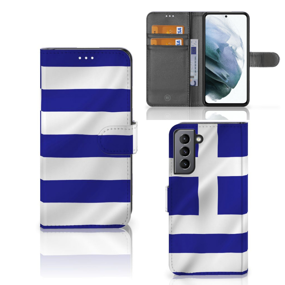 Samsung Galaxy S21 FE Bookstyle Case Griekenland