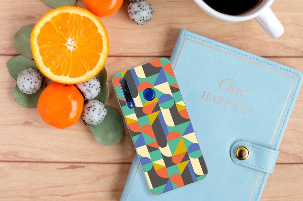 Honor 20 Lite TPU bumper Funky Retro