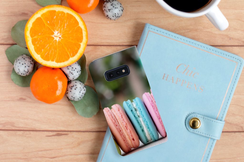 Samsung Galaxy S10e Flip Style Cover Macarons