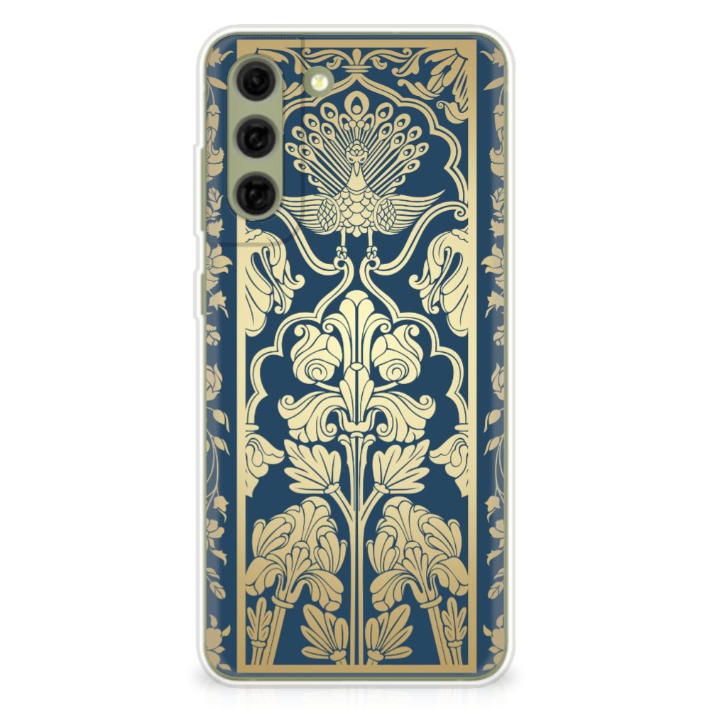 Samsung Galaxy S21FE TPU Case Beige Flowers