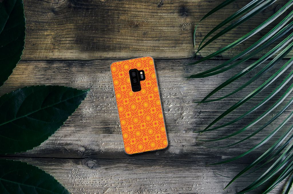Samsung Galaxy S9 Plus TPU bumper Batik Oranje