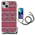 iPhone 14 Plus Doorzichtige Silicone Hoesje Aztec Paars B2C Telecom