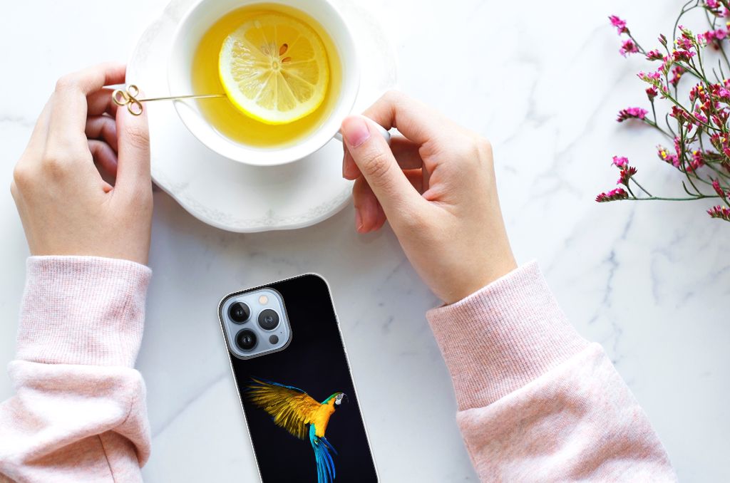 Apple iPhone 13 Pro TPU Hoesje Papegaai B2C Telecom