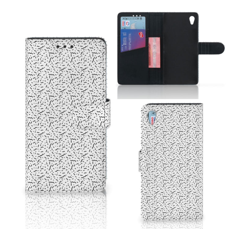 Sony Xperia Z3 Telefoon Hoesje Stripes Dots