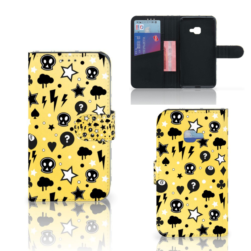 Telefoonhoesje met Naam Samsung Galaxy Xcover 4 | Xcover 4s Punk Geel