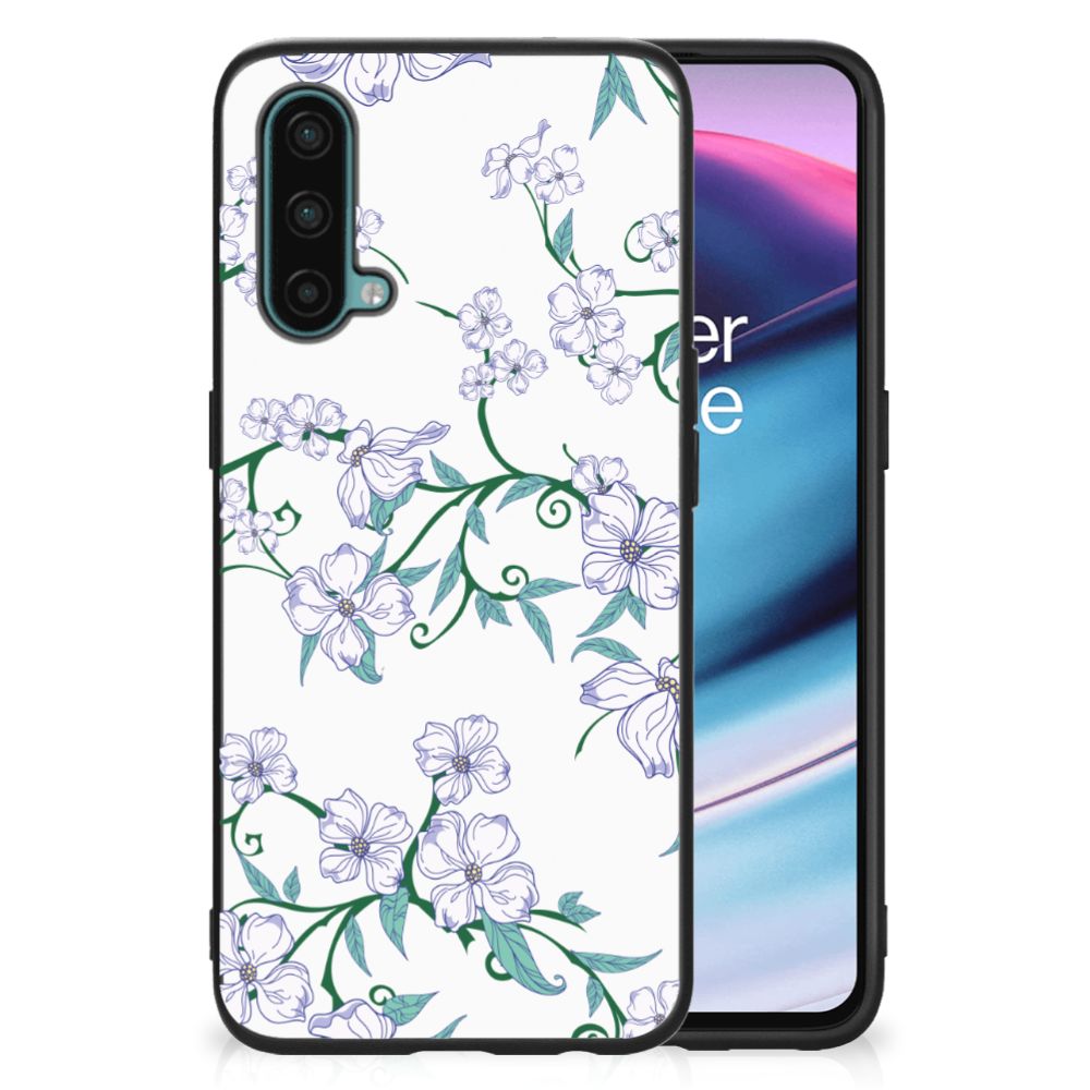 OnePlus Nord CE 5G Uniek Bloemen Hoesje Blossom White B2C Telecom