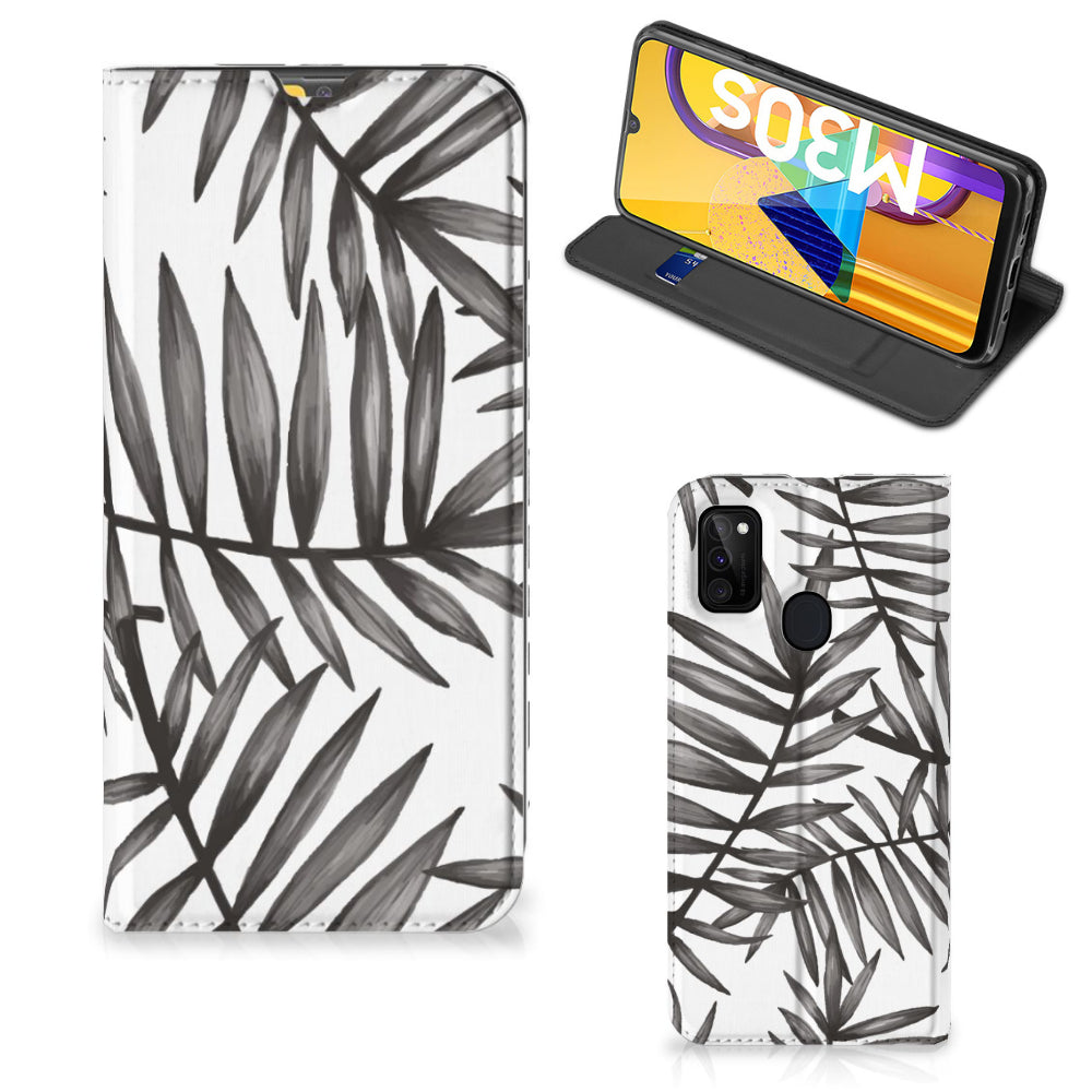 Samsung Galaxy M30s | M21 Smart Cover Leaves Grey
