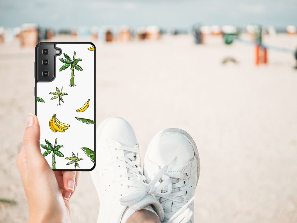 Samsung Galaxy S21 Plus Bloemen Hoesje Banana Tree B2C Telecom