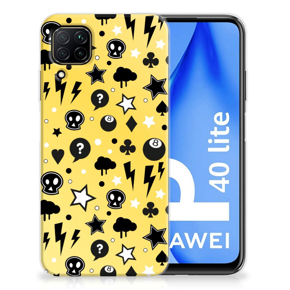 Silicone Back Case Huawei P40 Lite Punk Geel B2C Telecom